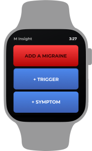 apple watch add migraine screen